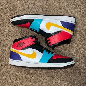 Jordan 1 Mid Multi-Color size 11